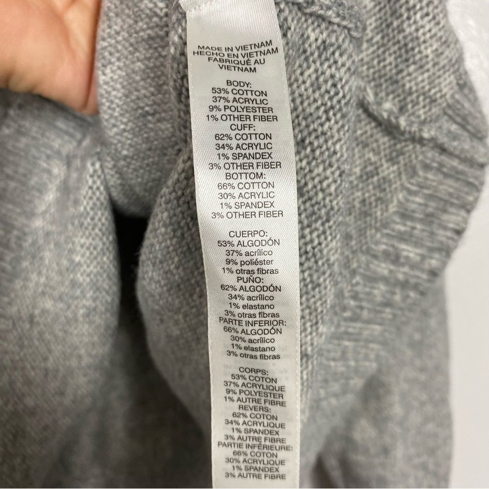 Chicos Cabin Fair Isle Raglan Pullover 16/18 - Picture 6 of 7